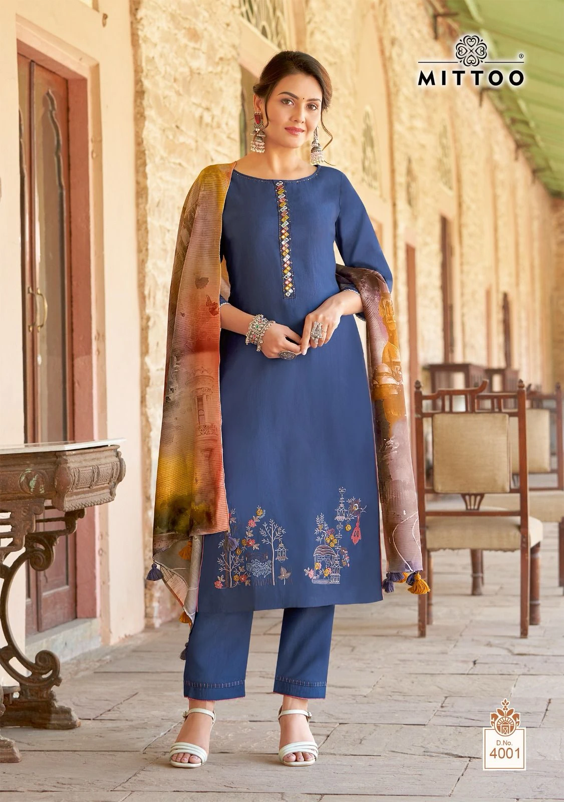 Mittoo Rivayat Viscose Weaving Wholesale Readymade Salwar Suit Catalog — Wholesale Readymade Suit, Mittoo wholesale from Surat — Photo 2